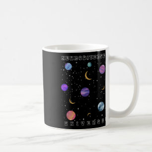Retro Neurodiverse Universe Space Autism Awareness Coffee Mug