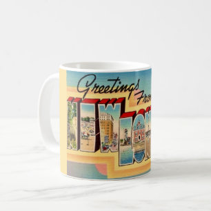 Retro New London Connecticut Mug