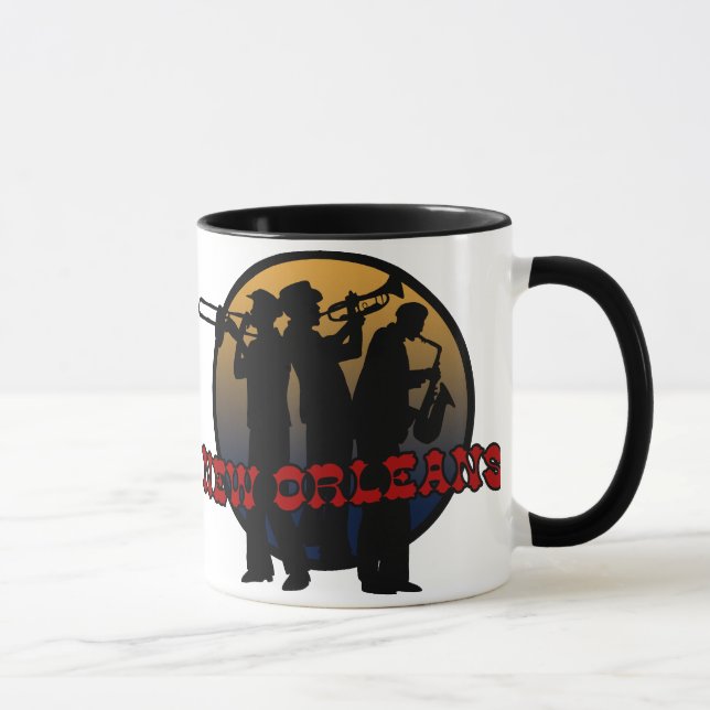 Retro New Orleans Jazz Mug (Right)