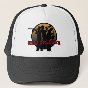 Retro New Orleans Jazz Trucker Hat