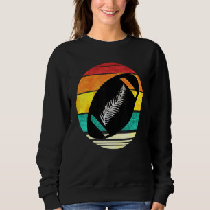 Retro New Zealand Rugby Fan Maori Haka Vintage Pre Sweatshirt