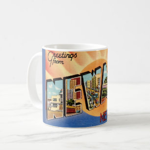 Retro Newark NJ Postcard Coffee Mug
