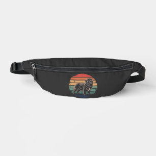 Retro Newfoundland Vintage Dog Lover Gifts for Men Bum Bags