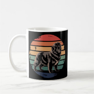 Retro Newfoundland Vintage Dog Lover Gifts for Men Coffee Mug