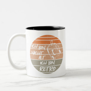 retro nicht alt, kassenttenplayer Two-Tone coffee mug