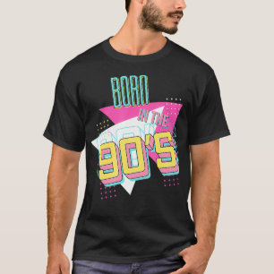 Retro Nineties 1990s Design I Born In The 90s  T-Shirt