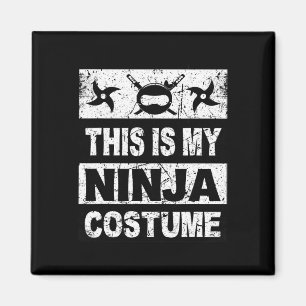 Retro Ninja Costume Halloween For Boy Kids Men Magnet