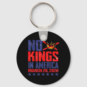 Retro No King Key Ring