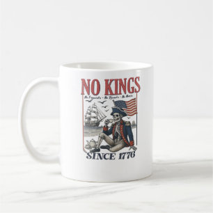 Retro No Kings Since 1776 Rejecting Kings Classic Coffee Mug
