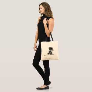 Retro Nordic/Celtic deer Tote Bag