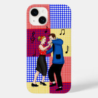 Retro Nostalgic 1950's Couple Dancing