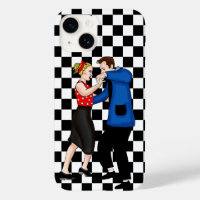 Retro Nostalgic 1950's Couple Dancing