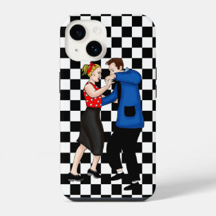 Retro Nostalgic 1950's Couple Dancing iPhone 14 Case
