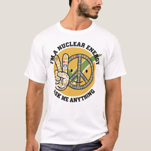 Retro Nuclear Energy design vector art gift T-Shirt