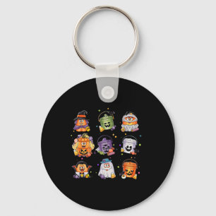 Retro Nug-gets Bucket Funny Halloween Spooky Seaso Key Ring
