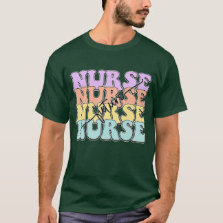 Retro Nurse1 6 T-Shirt