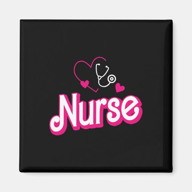 Retro Nurse Gifts Nurse Week Gifts Womens Funny Nu Magnet (Front)