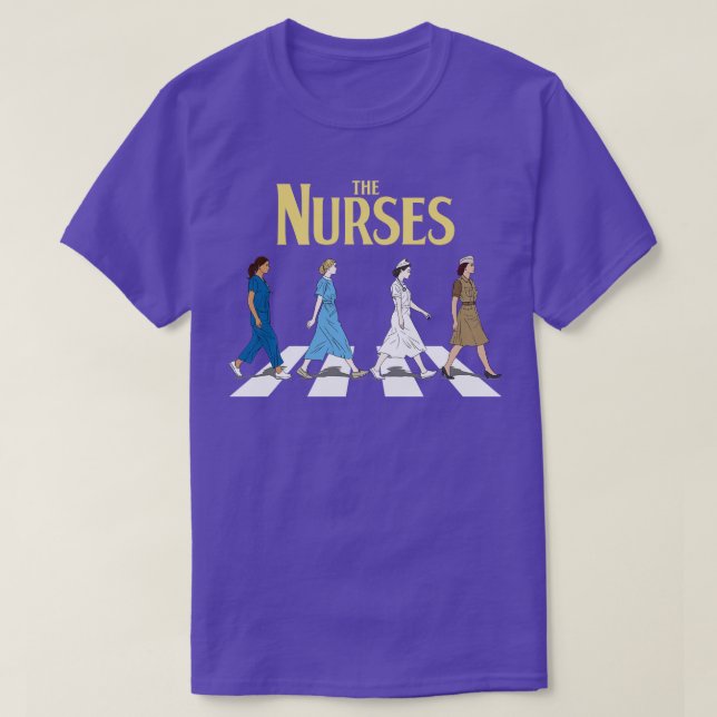 Retro Nurse Gifts Nurse Week Gifts Womens Funny Nu T-Shirt (Design Front)