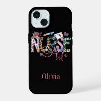 Retro Nurse Life Typography Personalised