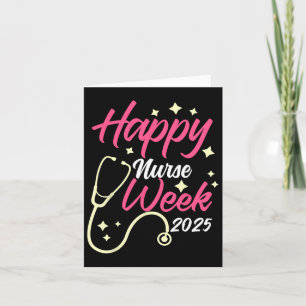 Retro Nurse Week Men Women Happy Nurse Week 2025 G Card