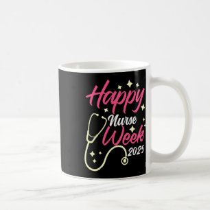 Retro Nurse Week Men Women Happy Nurse Week 2025 G Coffee Mug