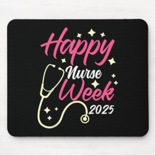 Retro Nurse Week Men Women Happy Nurse Week 2025 G Mouse Pad
