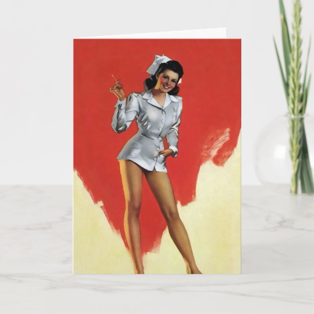 Retro Nurses Day Card (Front)