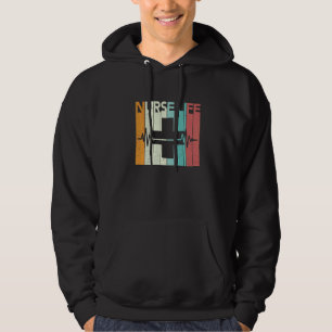 Retro Nursing Life Healthcare Proud Rn Lpn Cna Nu Hoodie