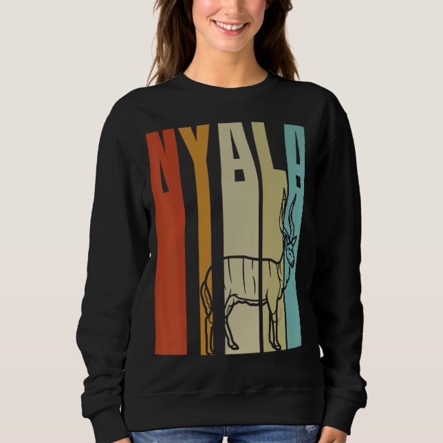 Retro Nyala Antelope Sweatshirt (Front)