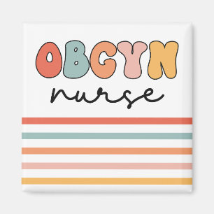 Retro OBGYN Nurse Magnet