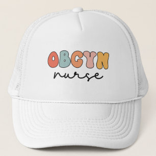 Retro OBGYN Nurse Trucker Hat