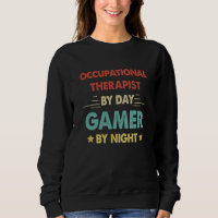 Retro Occupational Therapist By Day Gamer By Night