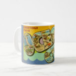 Retro Ocean City NJ Coffee Mug<br><div class="desc">Terrific vretro Ocean City, New Jersey greetings postcard repurposed!</div>
