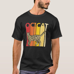 Retro Ocicat Cat Breed Owner Gift T-Shirt