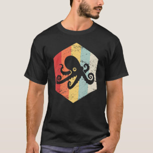 Retro Octopus Sea Creature & Saltwater Aquarium Oc T-Shirt
