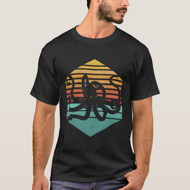 Retro Octopus T-Shirt (Front)