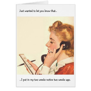 Retro Office - Two Weeks Notice,