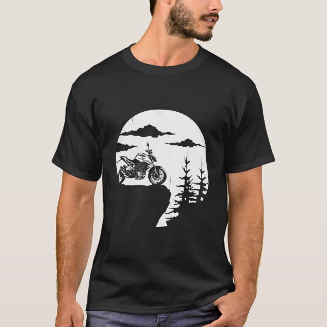 Retro Offroad Ktm Motorcycle Cool Adventure Biker  T-Shirt (Front)