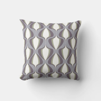 Retro Ogee  Grey Cushion