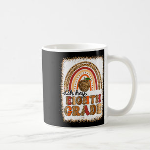 Retro Oh Hey Eighth Grade Boho Rainbow First Day O Coffee Mug