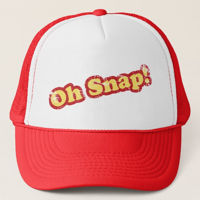 Retro Oh Snap Trucker Hat (Front)