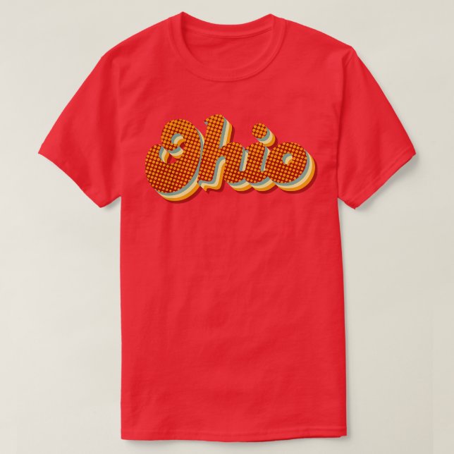 Retro Ohio T-Shirt (Design Front)