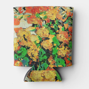 Retro Oil Painting: Van Gogh Monet Can Cooler