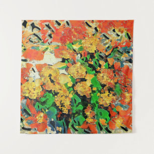 Retro Oil Painting: Van Gogh Monet Tapestry