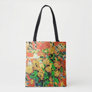 Retro Oil Painting: Van Gogh Monet Tote Bag