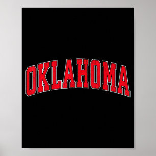 Retro Oklahoma Ok For Men Women Boys Girls Kids  Poster
