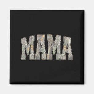 Retro Old Camo Mama Camouflage Mum Mothers Day Magnet