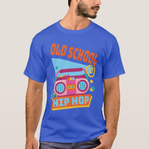 Retro Old School Hip Hop 80s 90s Graffiti Cassette T-Shirt