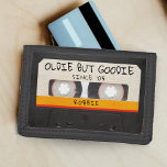 Retro Oldie But Goodie Cassette Tape Birthday Trifold Wallet<br><div class="desc">Cool retro cassette tape "oldie but goodie" wallet with date or birthday year.  Great for lovers of classic and old school music.</div>