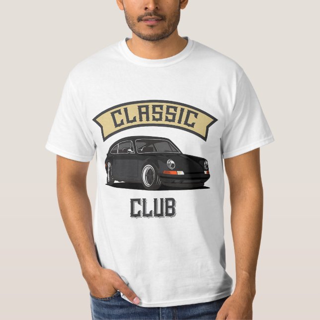 Retro Oldschool Tuning & Gaming Oldtimer Enthusias T-Shirt (Front)